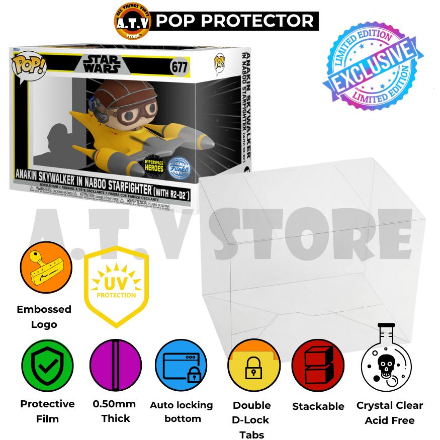 Anakin Naboo Starfighter Funko Pop Protector