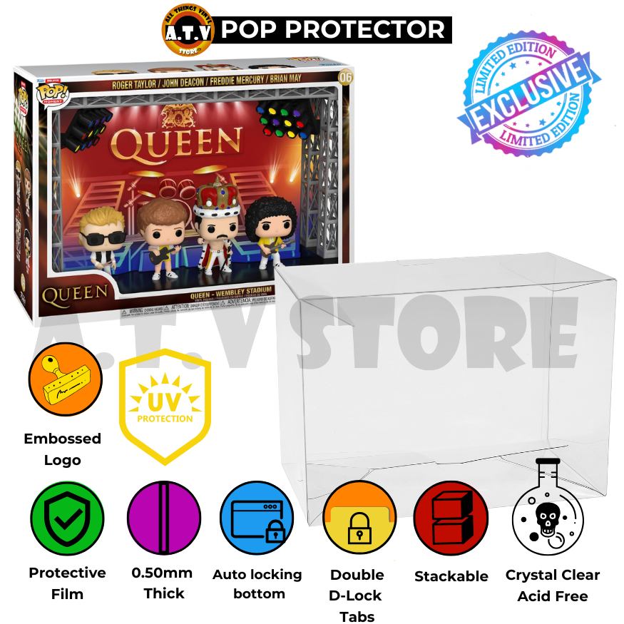 Queen Wembley Stadium Funko Pop Protector