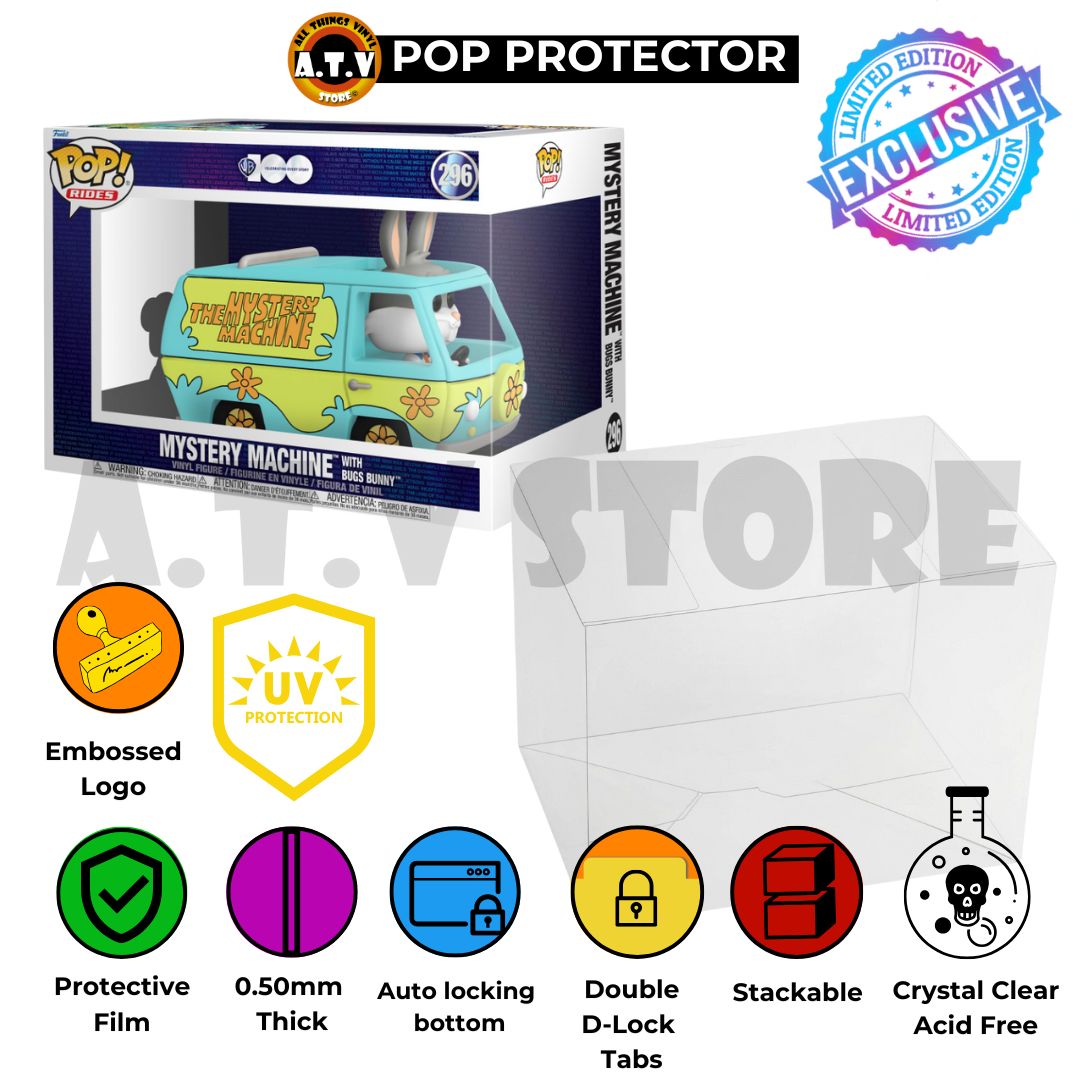 Mystery Machine with Bugs Bunny Funko Pop Ride ATV Protector