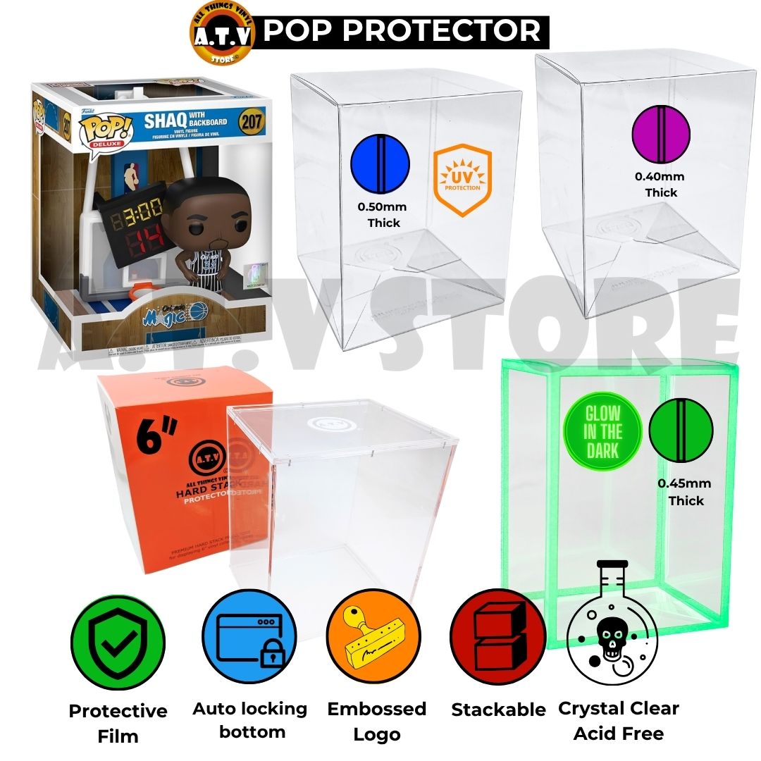 Shaq with Backboard Funko Pop Deluxe Protector Case