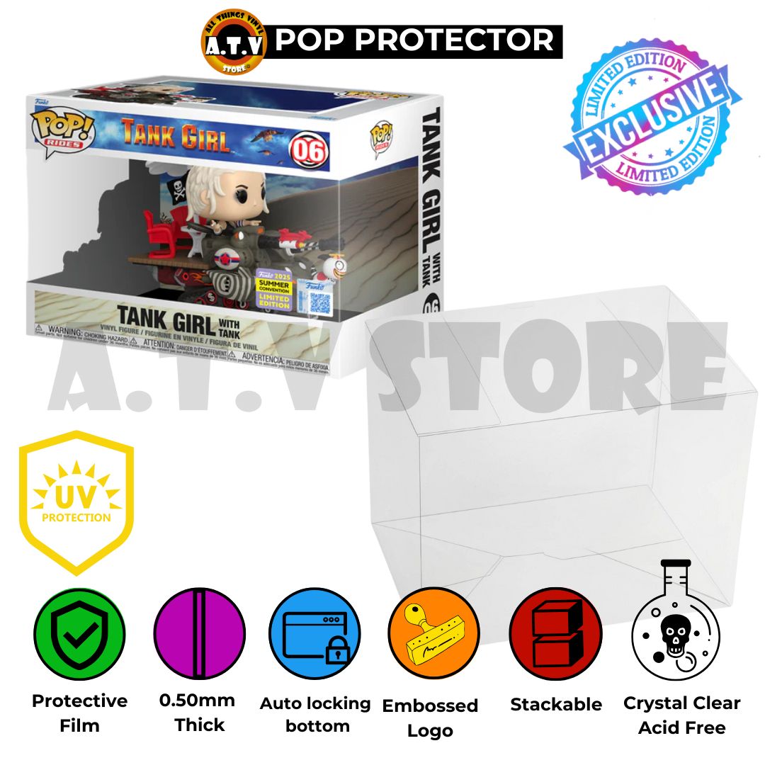 Tank Girl with Tank Funko Pop Ride Protector ATV