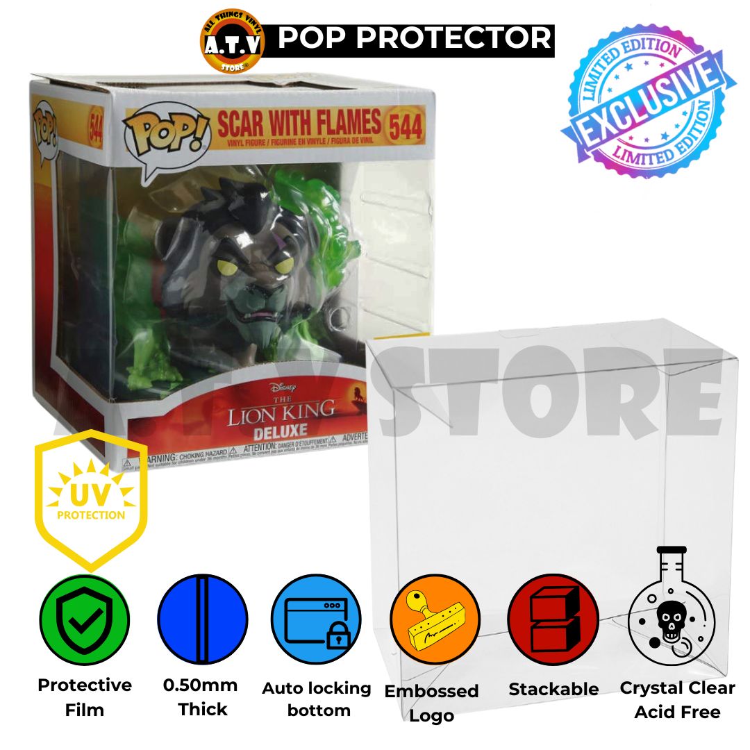 Scar with Flames Funko Pop Deluxe Protector ATV