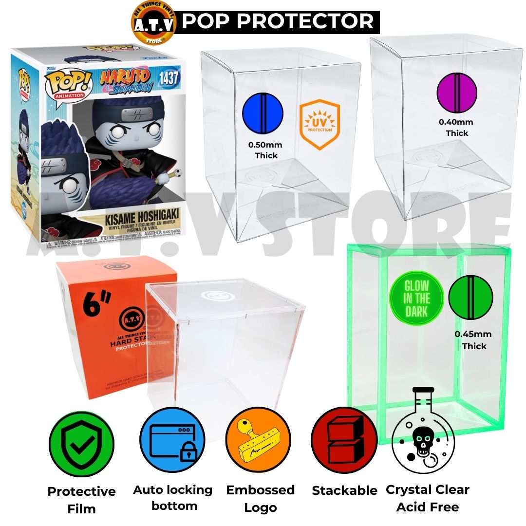 Kisame Naruto 6 Inch Funko Pop Protector ATV Variants