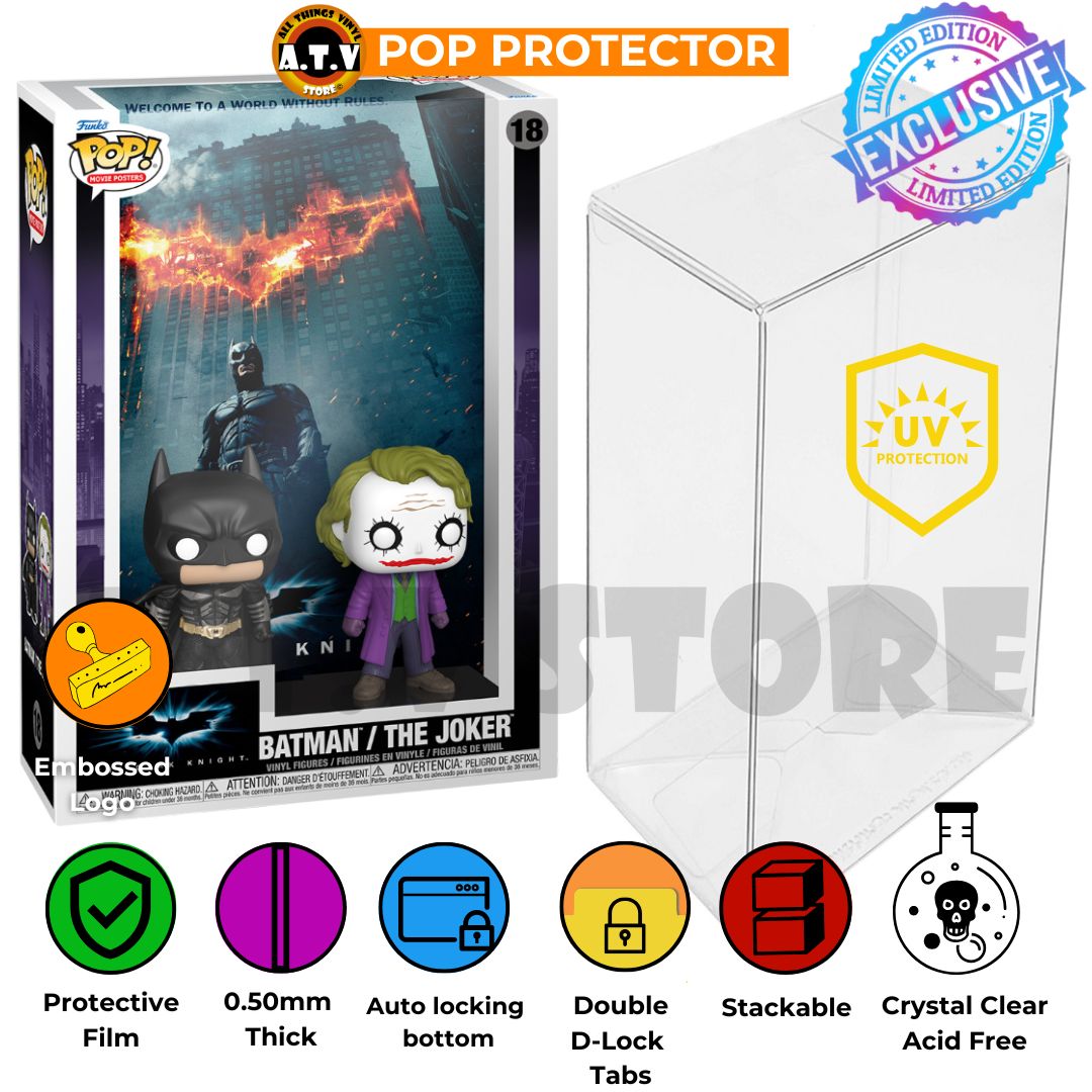 Batman Joker Movie Poster Pop Protector