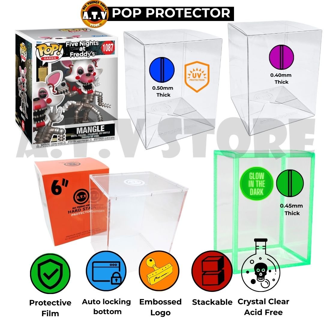 ATV 6-Inch Funko Pop Protectors for FNAF Mangle