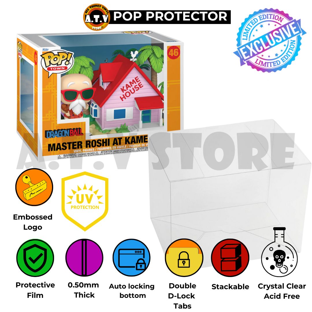 Master Roshi at Kame House Pop Protector by ATV