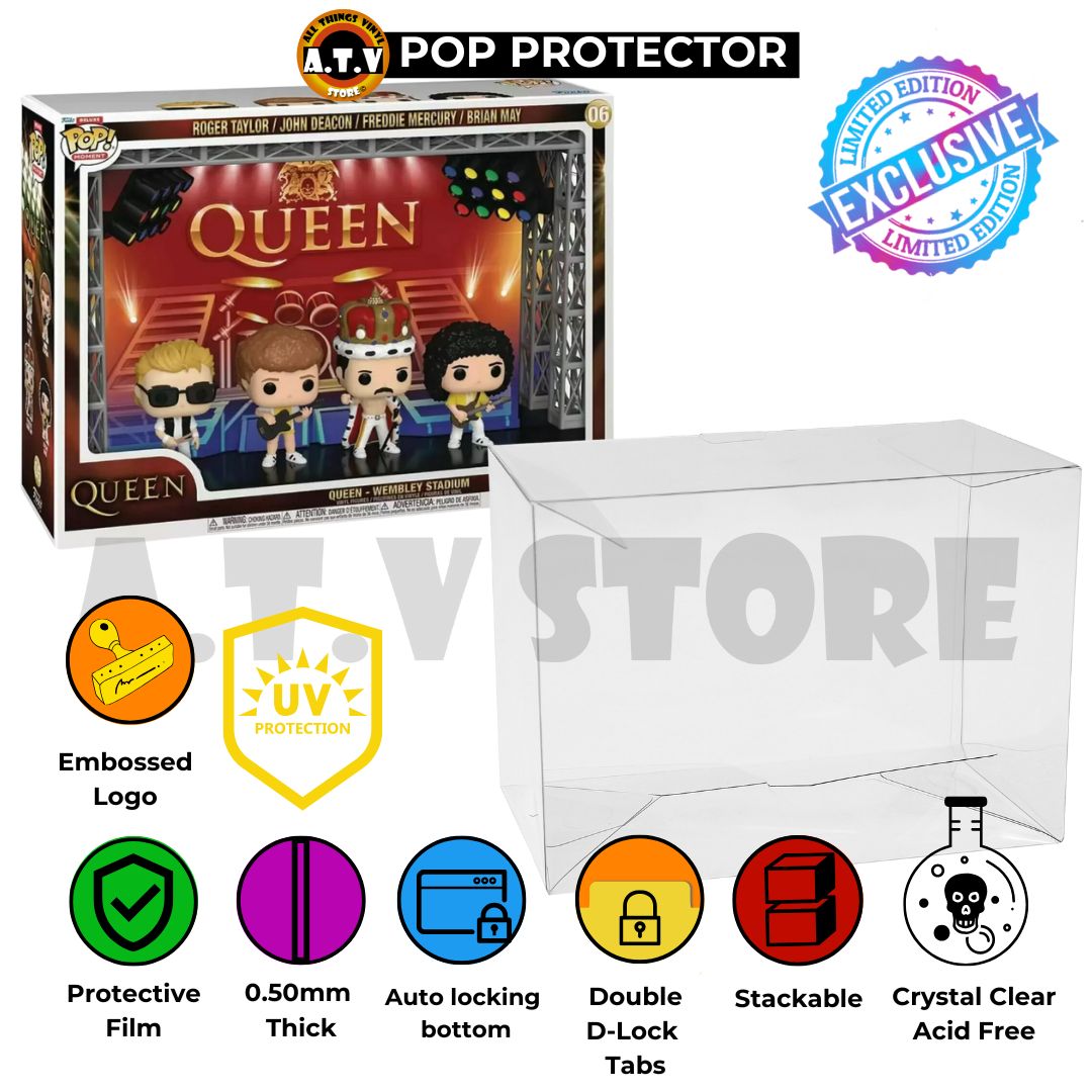 Queen Wembley Stadium Funko Moment Protector ATV UV Case