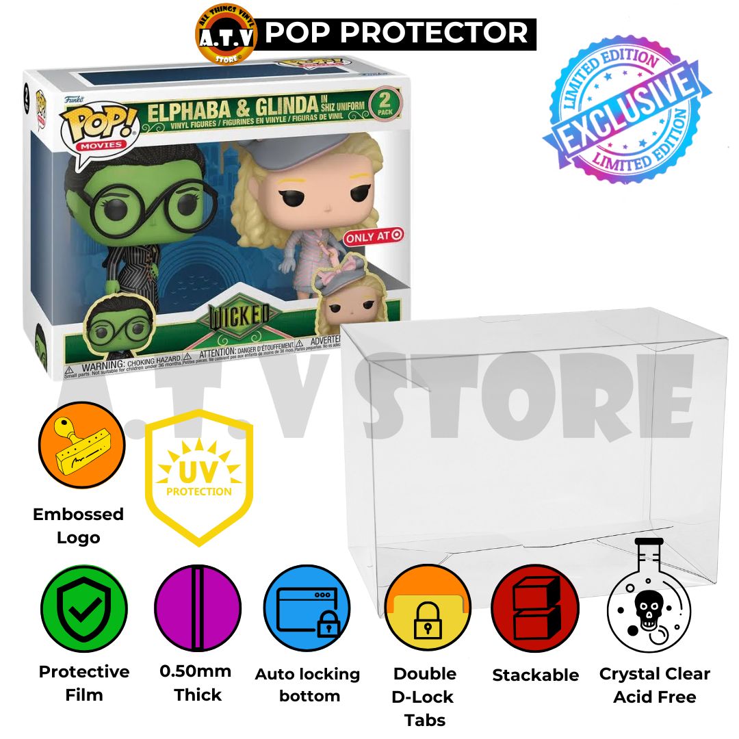 Wicked Elphaba & Glinda 2-Pack Pop Protector ATV Case