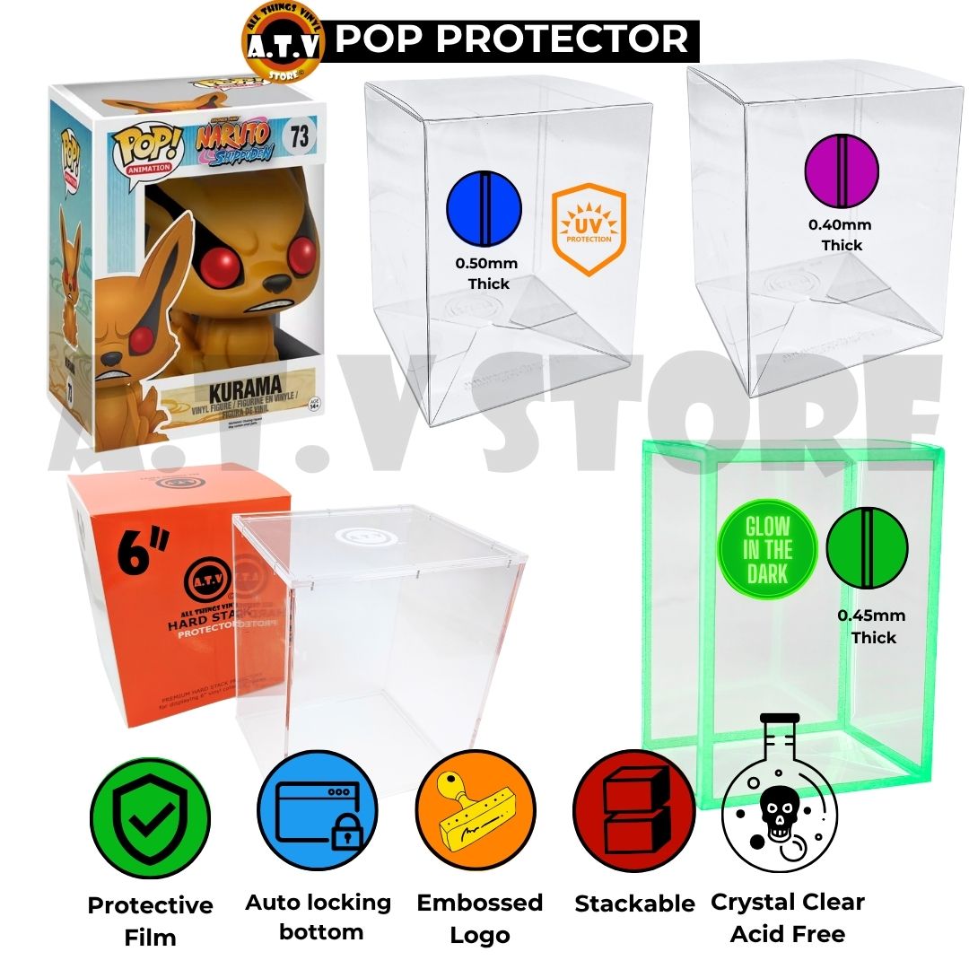 Kurama 6 Inch Funko Pop Protector Variants