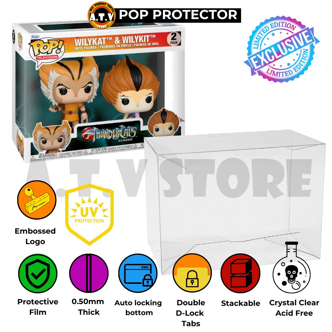 Funko 2 Pack UV Protector for WilyKat and WilyKit