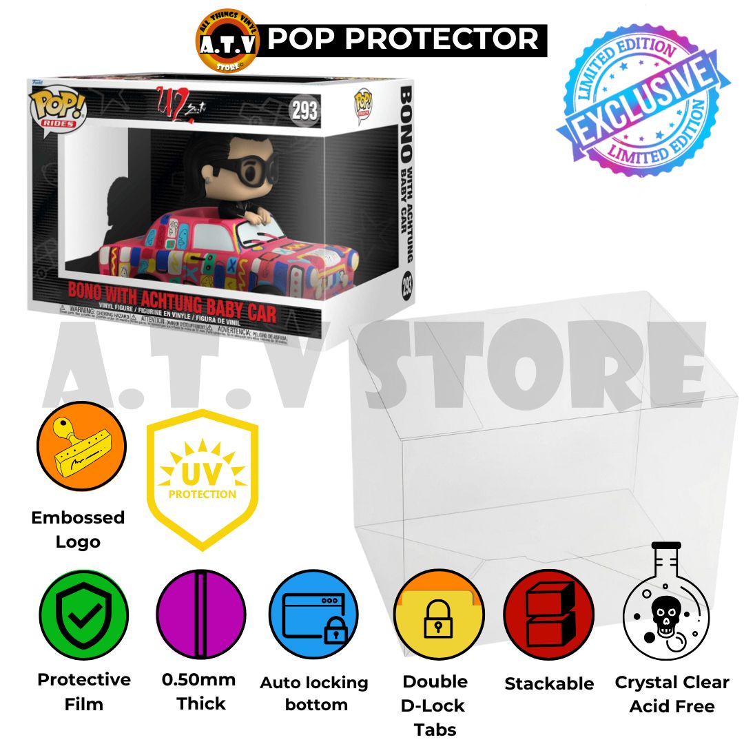 Bono with Achtung Baby Car Pop Ride UV Protector ATV