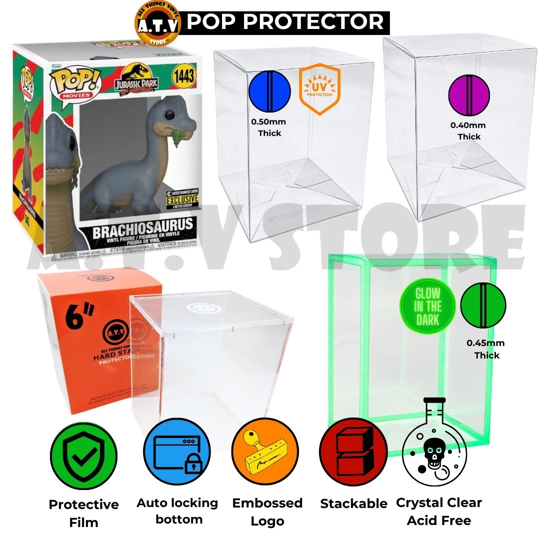 Jurassic Park Brachiosaurus 1443 Funko Pop Protector ATV