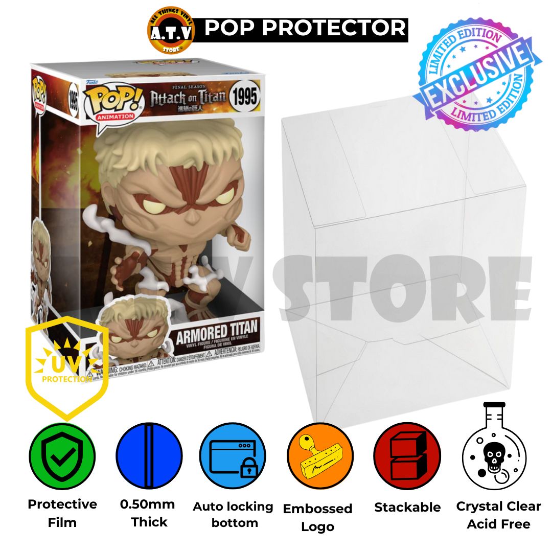 Armored Titan 1995 Funko Pop Protector ATV UV 0.50mm